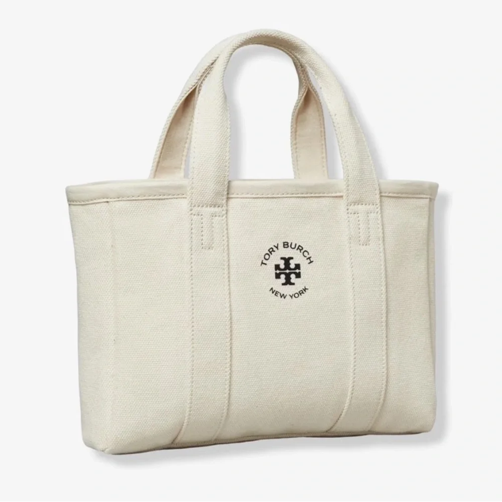 Tory Burch Mini Mercer Street Canvas Tote - Picture 1 of 3